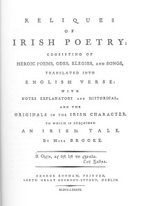 title page of Brooke book