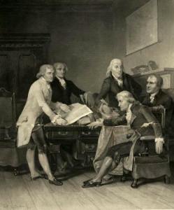 Signing the Declaration of Independence